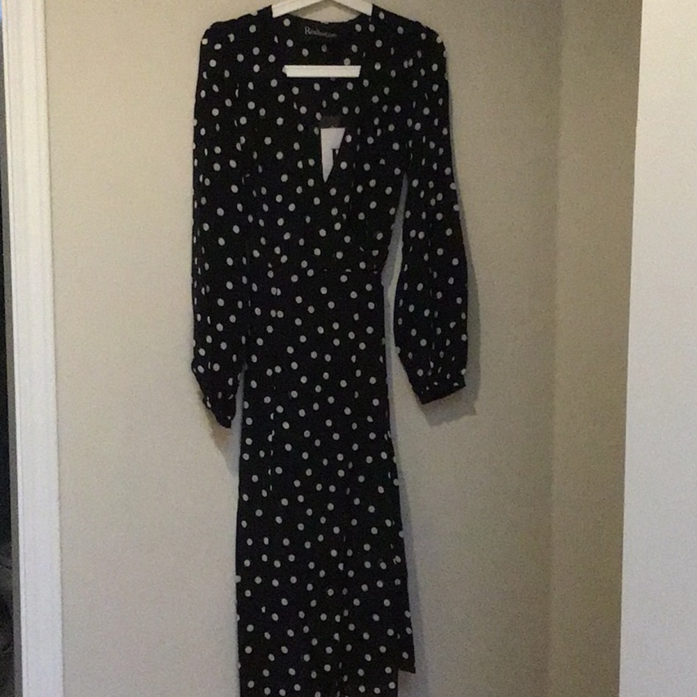 100% silk wrap dress